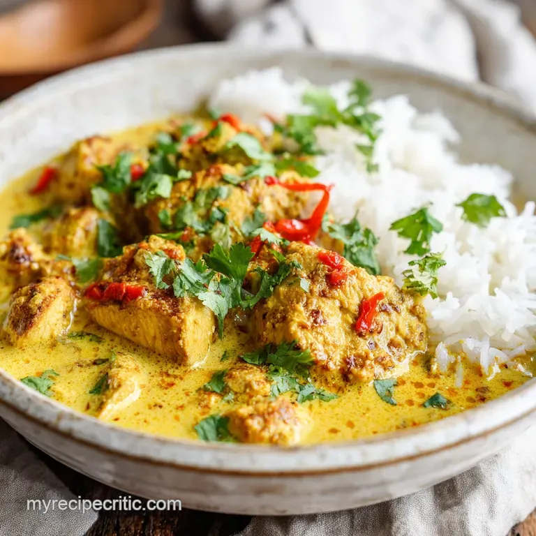 Slow Cooker Chicken Korma: Velvety Masterpiece