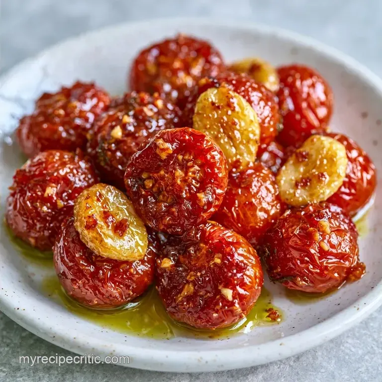Slow Roasted Sicilian Tomatoes with Olive Oil
