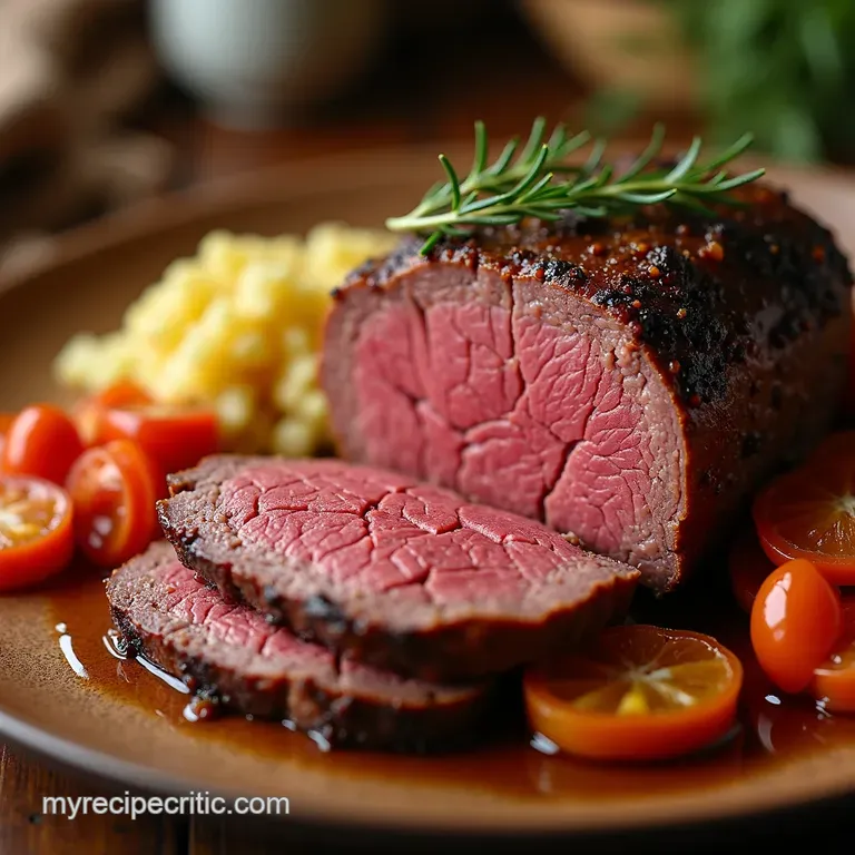 The Proper Sunday Roast SlowCooked Tender Corned Beef presentation
