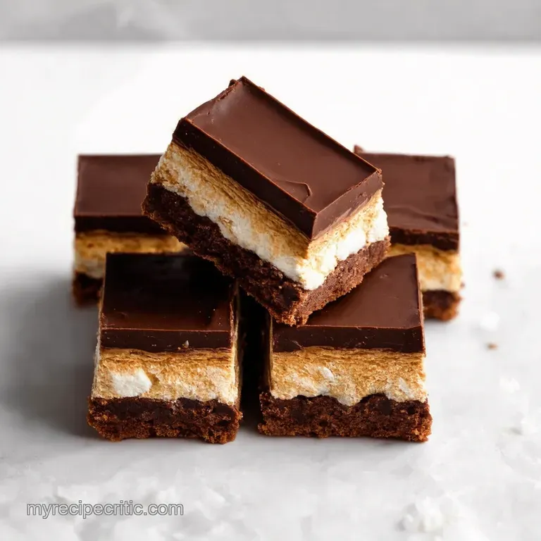 Smore Than Just Good NoBake Chocolate Marshmallow Dream Squares