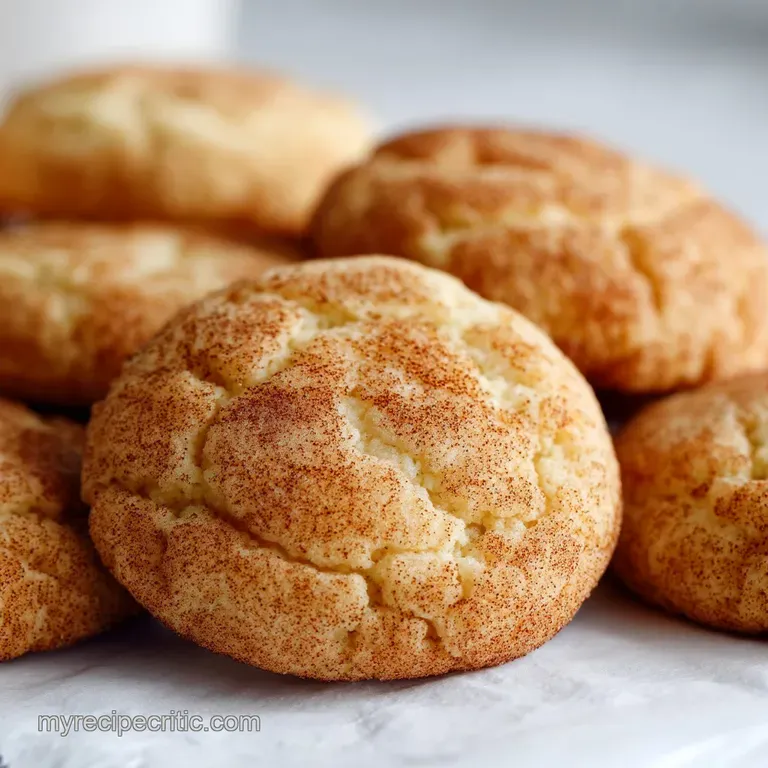 Snickerdoodle Cookies: Soft Chewy and Tangy presentation