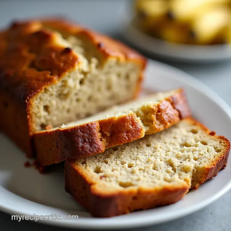 Sour Cream Banana Bread Loaf