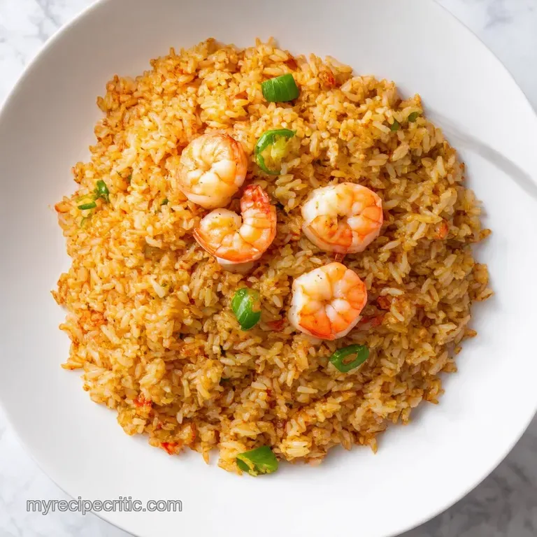 Speedy 5Ingredient Shrimp Fried Rice