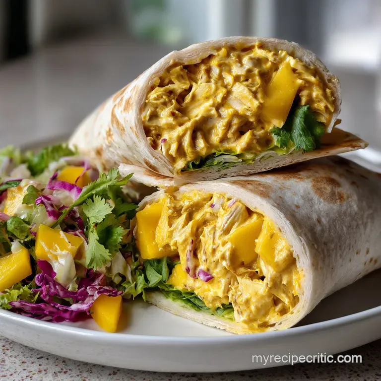Rotisserie Chicken Recipes for Dinner: 25-Minute Coronation Wraps