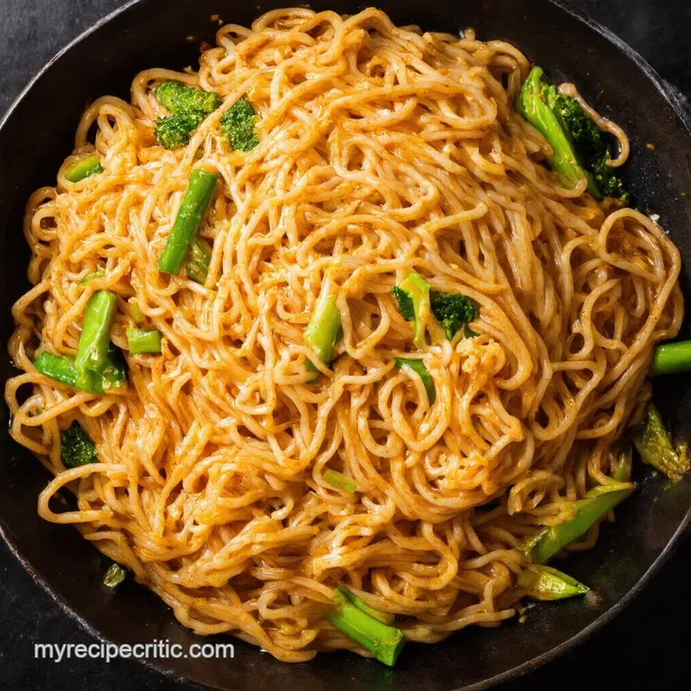 Speedy Satisfying Vegetable Chow Mein