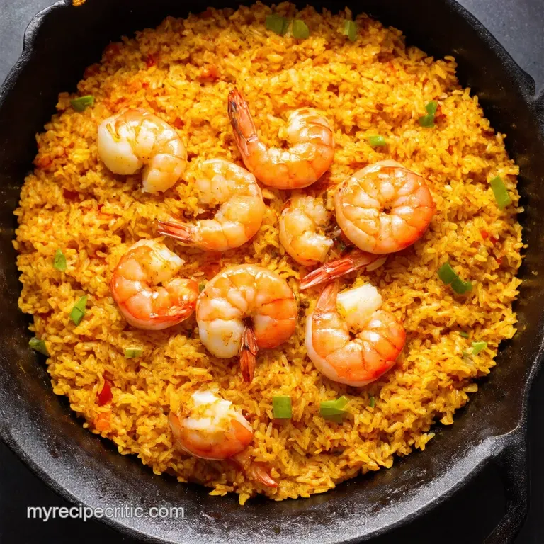 Speedy Shrimp and Rice Skillet