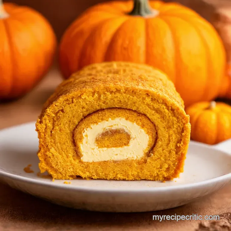 Spiced Pumpkin Cream Cheese Rolls Autumn on a Plate presentation
