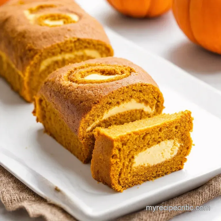 Spiced Pumpkin Cream Cheese Rolls Autumn on a Plate