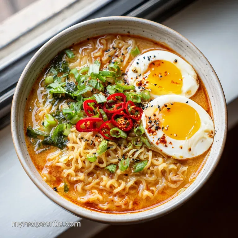 Spicy Miso Ramen: Creamy and Nutty