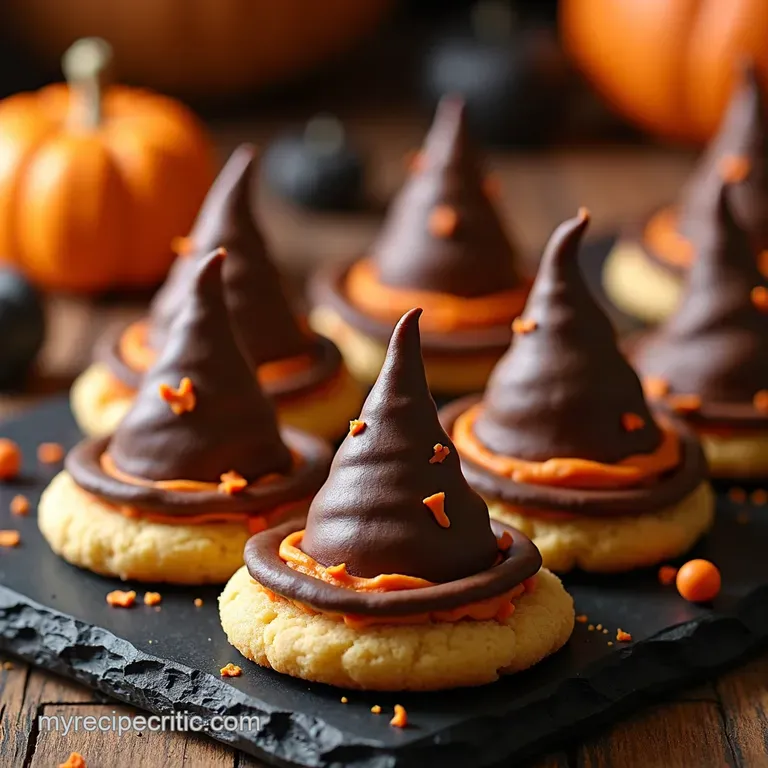 Spooktacular Witch Hat Cookies presentation