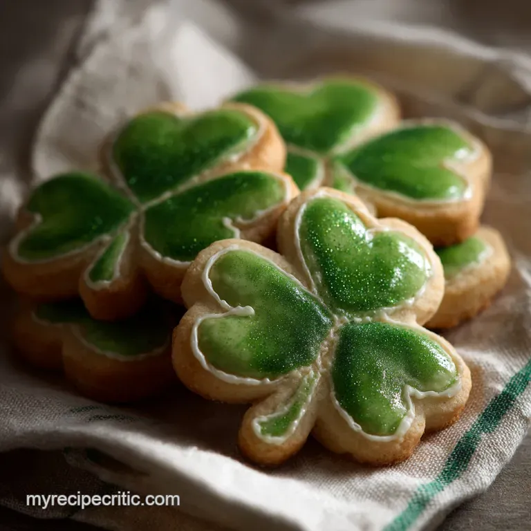St Patricks Day Cookies: Buttery Shortbread Cut-Outs That Wont Spread presentation