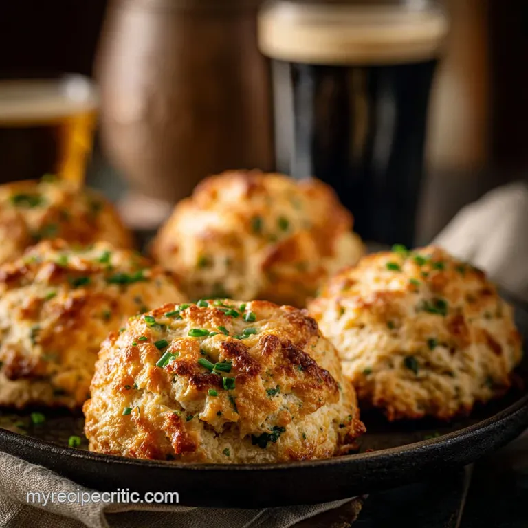 St Patricks Day Snack: Emerald Isle Bites Cheesy Stout Scones in 35 Minutes