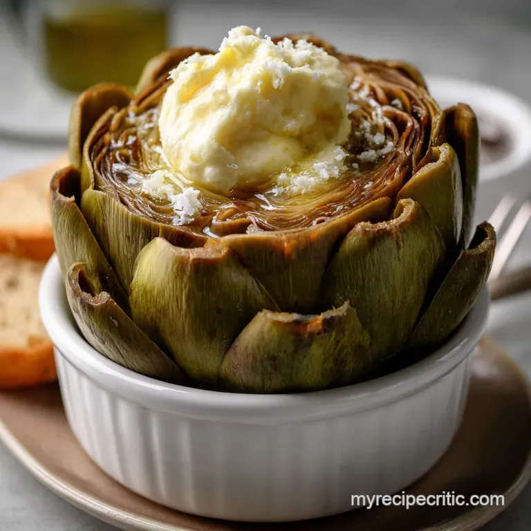 Cooked Artichokes: Steaming for Tender Hearts presentation