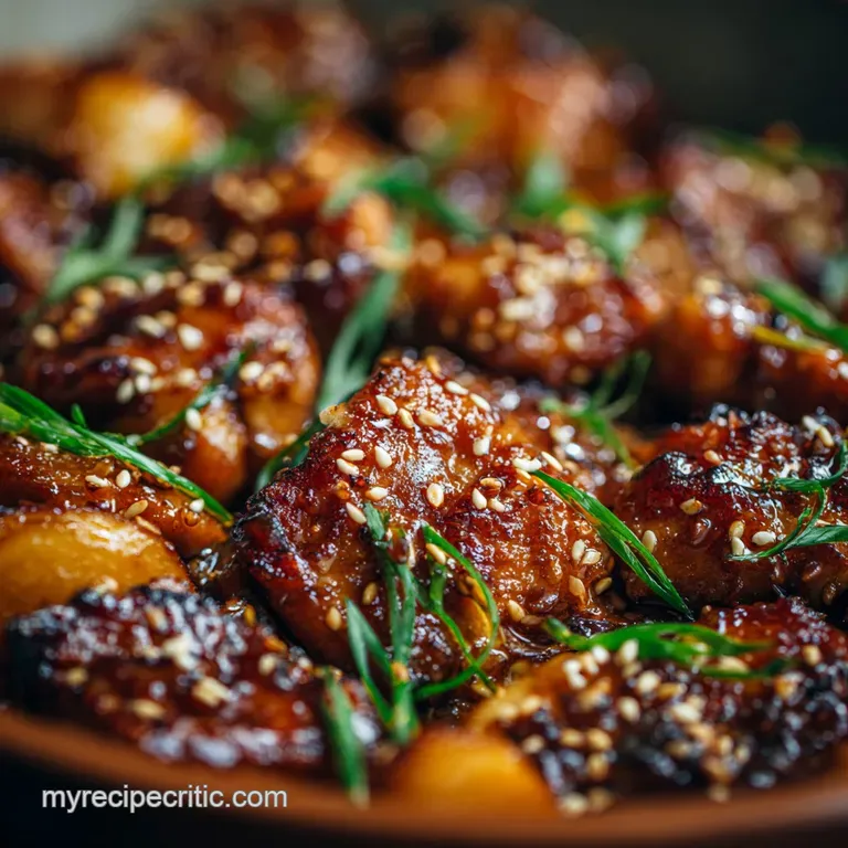 Teriyaki Chicken Casserole: Sticky Savoury Weeknight Dinner Dash presentation