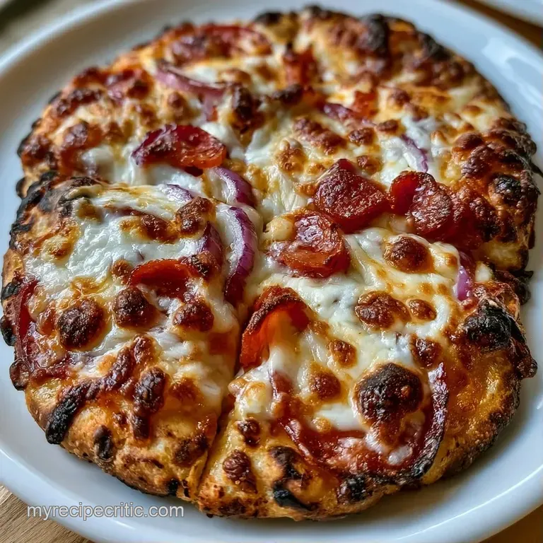 Thin crust slices with melted cheese and fresh basil leaves arranged neatly on a white ceramic platter with napkins.