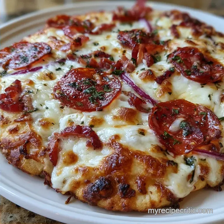 Store Bought Flatbread Pizza in 20 Minutes
