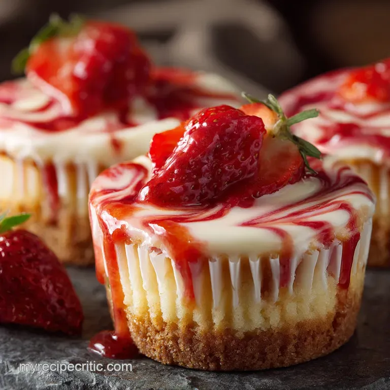 Strawberry Cheesecake Cupcakes Ultimate Creamy Swirl Recipe presentation