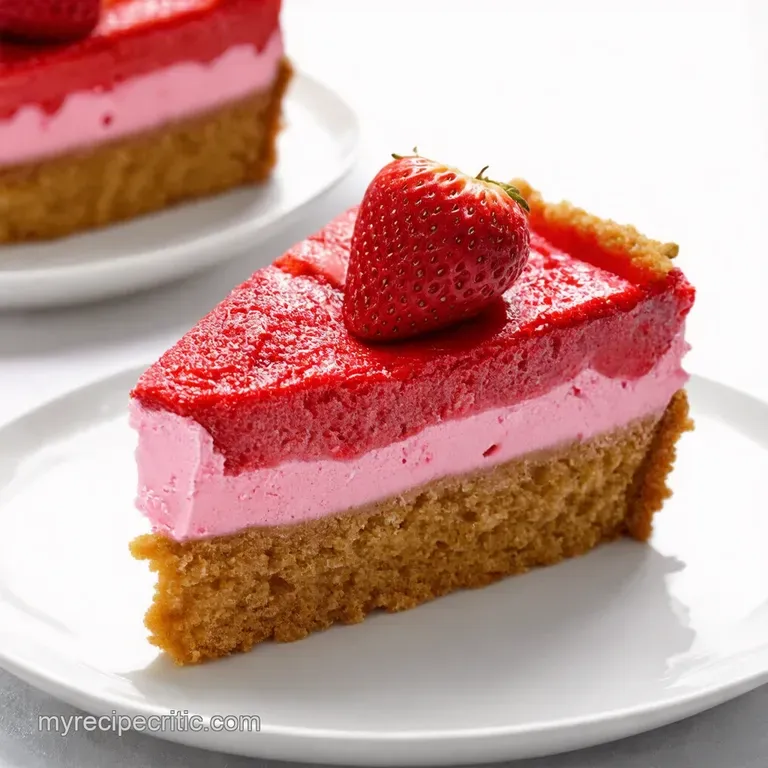 Strawberry Crunch Time Cake