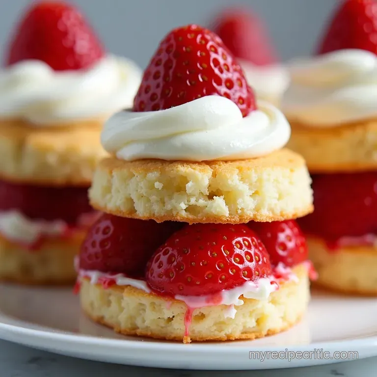 Strawberry Shortcake Bites 5 Ingredients Zero Fuss