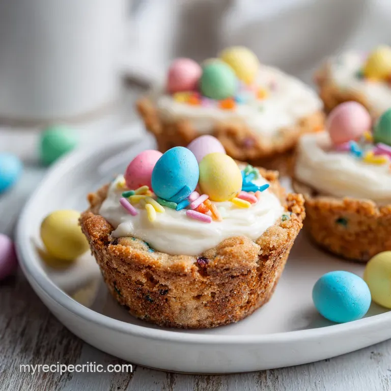 Easter Basket Sugar Cookie Cups Recipe