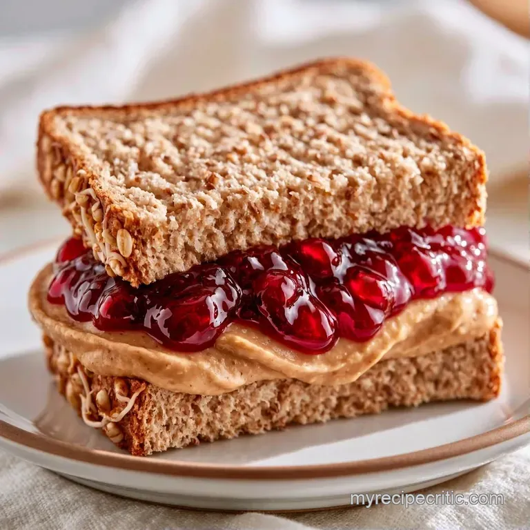 Two golden-brown toasted halves on a white plate, glistening with purple jam and paired with a glass of cold milk.