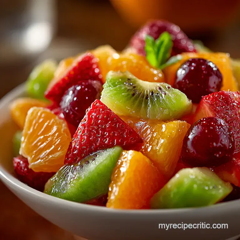 Sunshine in a Bowl The Ultimate Chopped Fruit Salad