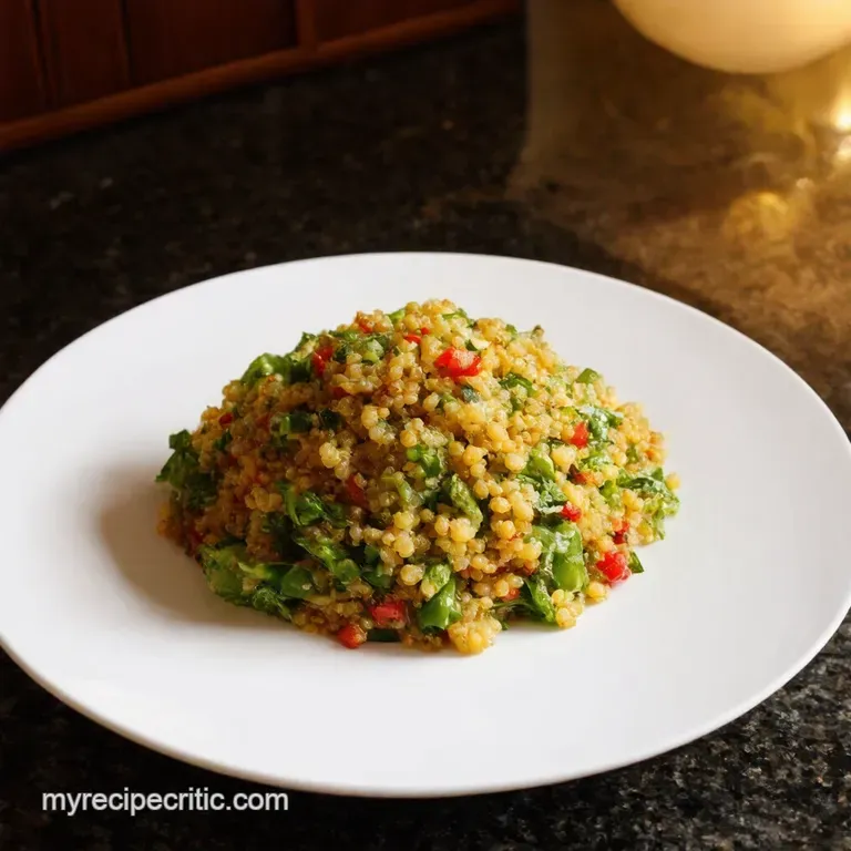 Sunshine on a Plate Mealprep Mediterranean Quinoa Salad presentation