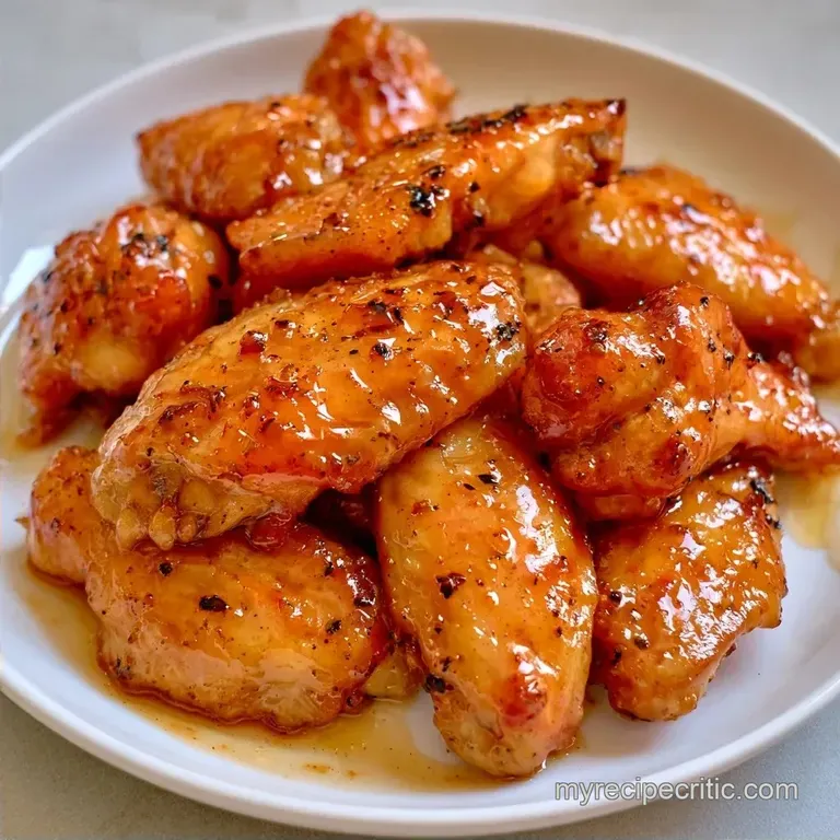 Sweet and Spicy Wings with Honey