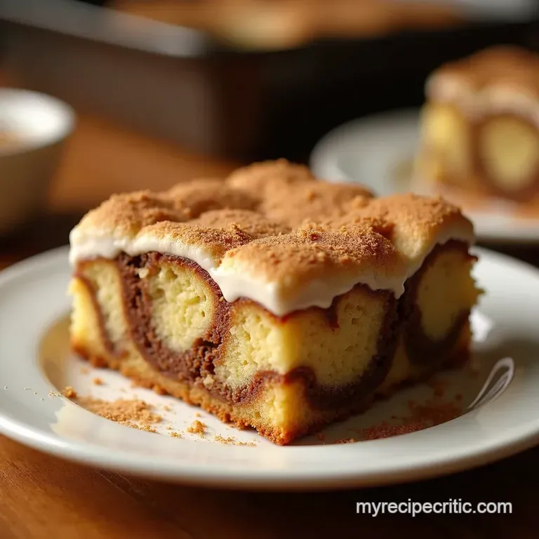 The Absolute Crème de la Crème Coffee Cake presentation