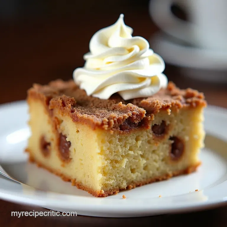 The Absolute Crème de la Crème Coffee Cake