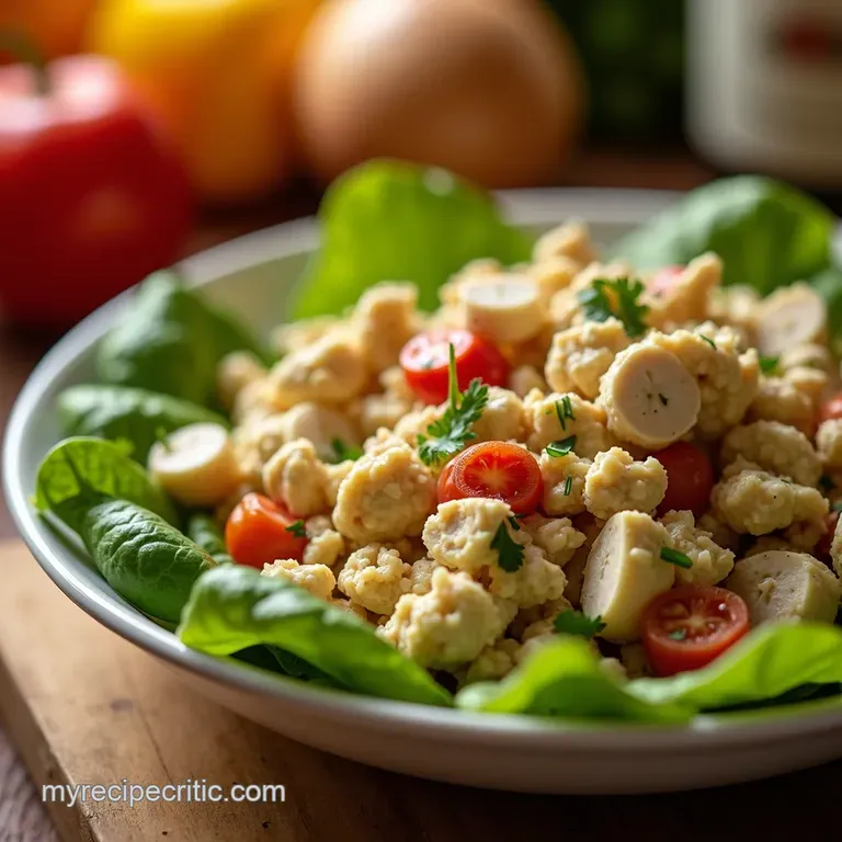 The Absolutely Brilliant Nocompromises Chicken Salad presentation