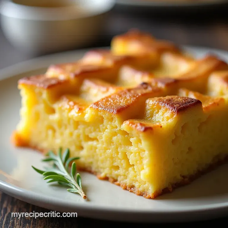 The Golden Lattice Cornbread Casserole Sweet Savoury Comfort Bake