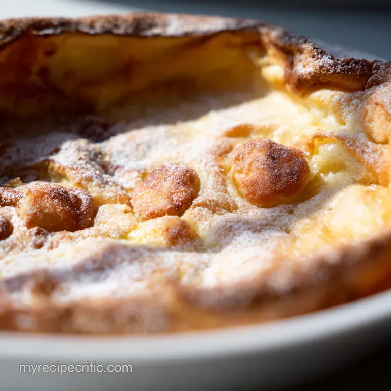 The Magnificent Baked German Pancake Dutch Baby presentation