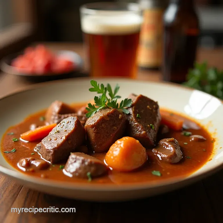 The Proper Job Beef Ale Stew Hearty Comfort for Busy Days presentation
