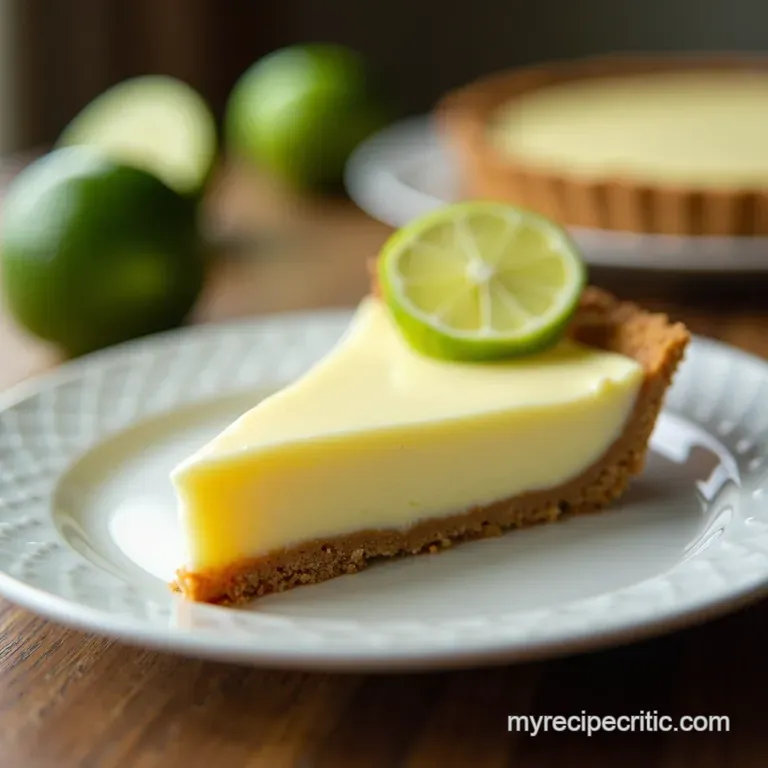 The Proper Key Lime Pie Tangy and Authentic