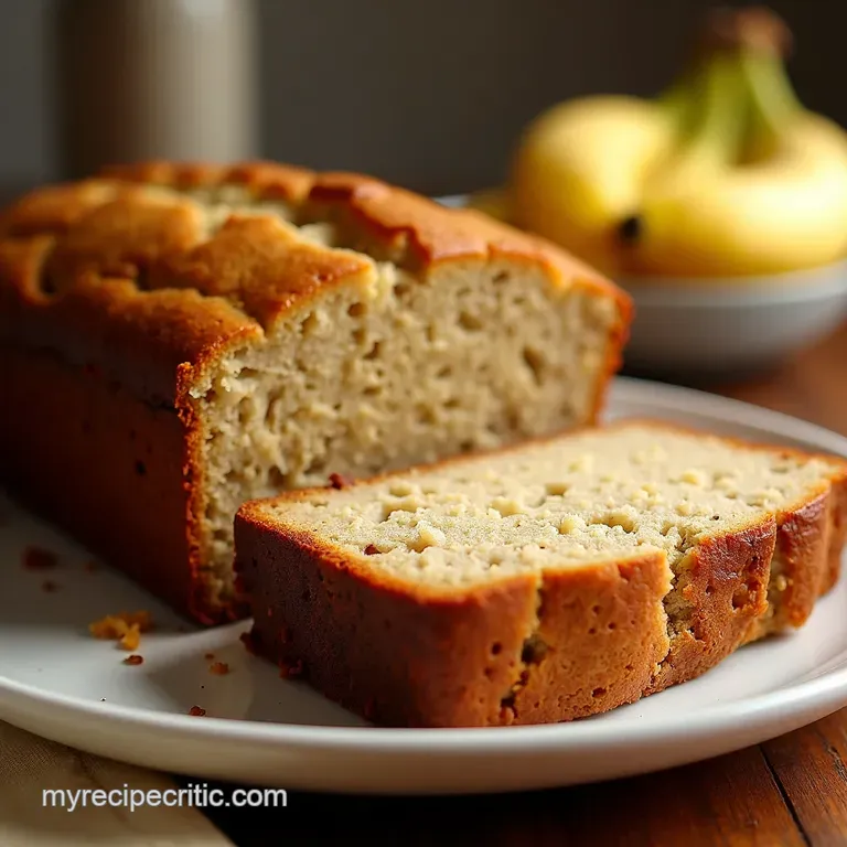 The Queens Secret Ultramoist Banana Bread presentation
