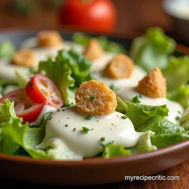 The Real McCoy Unbeatable Homemade Buttermilk Ranch Dressing presentation