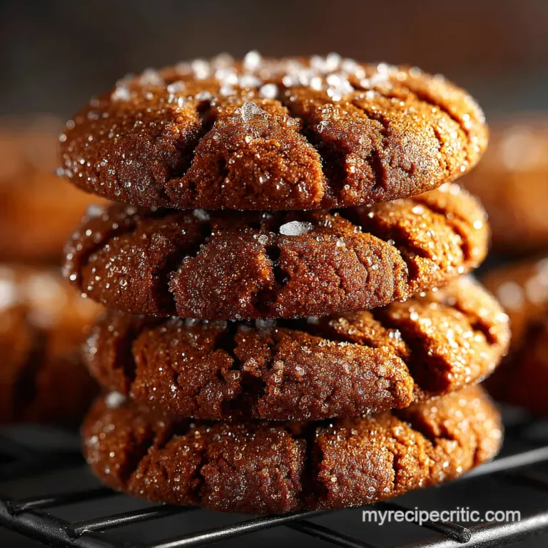 The Spice Merchants Soft Molasses Kiss Cookies