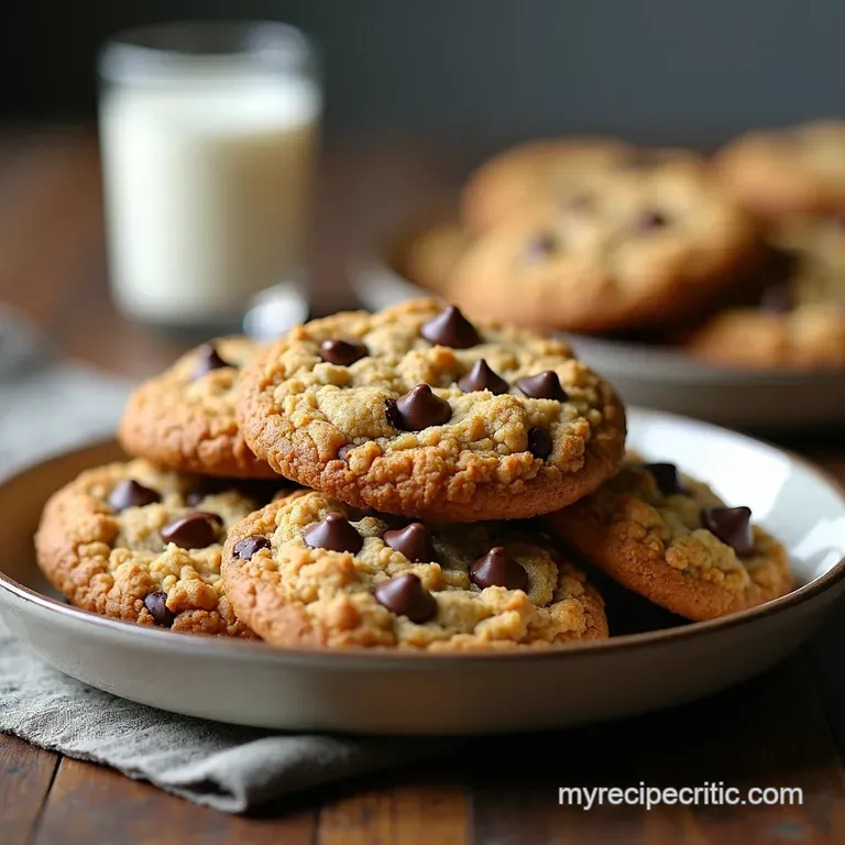 The Ultimate Chewy Oatmeal Chocolate Chip Cookies