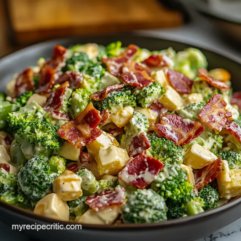 The Ultimate Creamy Bacon Broccoli Salad