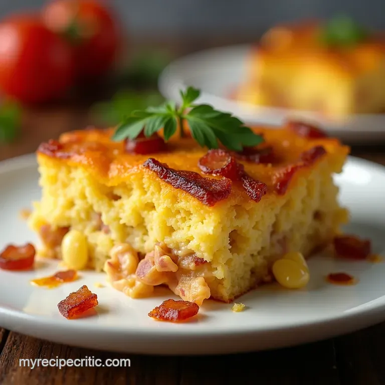 The Ultimate Firemans Fundraiser Loaded Cornbread Casserole