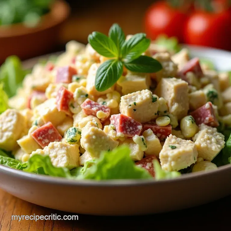 The Ultimate Homemade Chicken Salad Creamy Flavorful Ready in Minutes presentation