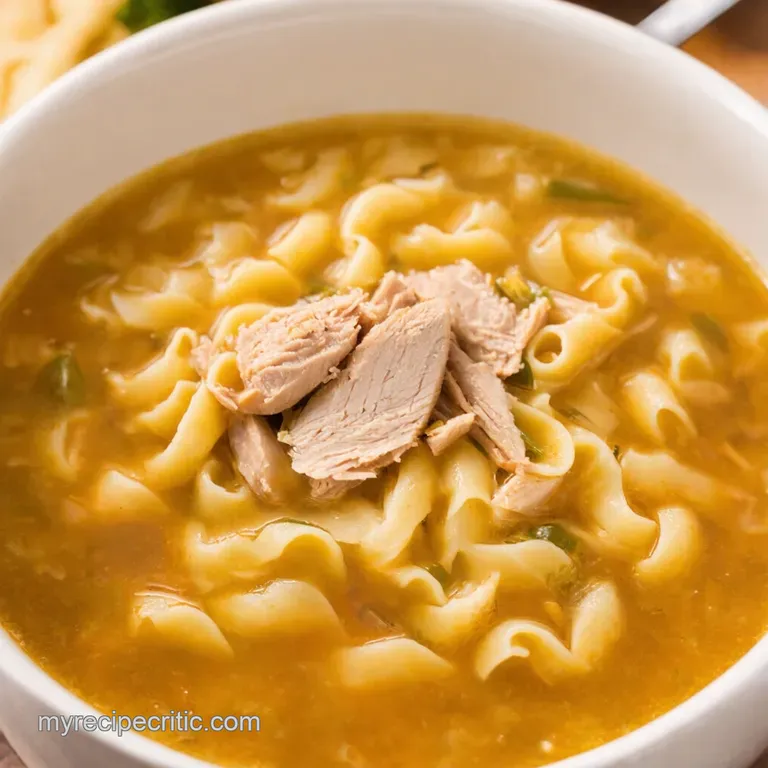 The Ultimate Homemade Turkey Noodle Soup a Comfort Classic presentation