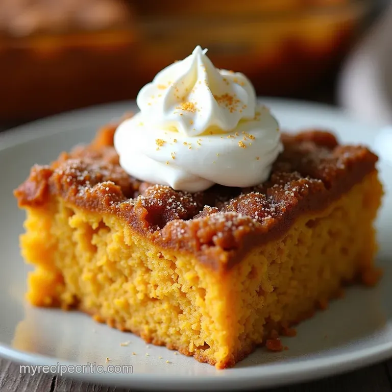 The Ultimate Lazy Sunday Easy Peasy Pumpkin Dump Cake