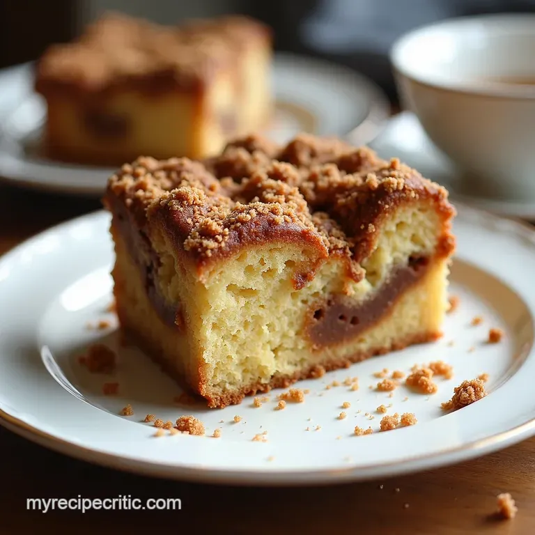 The Ultimate Moist Cinnamon Swirl Coffee Cake with Brown Sugar Streusel
