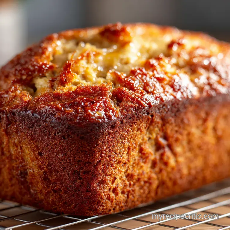 The Ultimate Moist Magnificent Banana Bread Seriously presentation