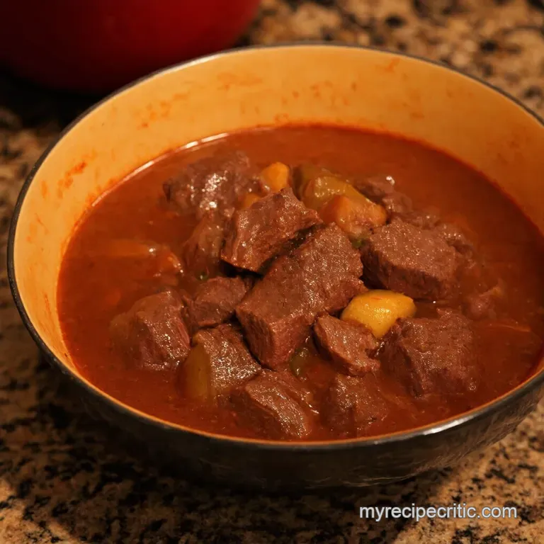 The Ultimate Set It and Forget It Crock Pot Beef Stew presentation