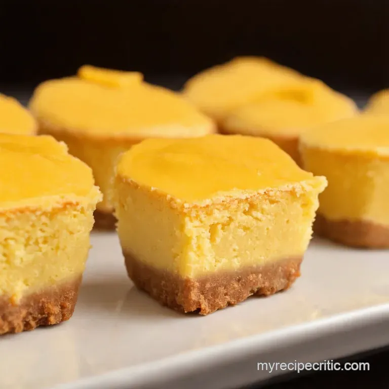 Tiny Temptations Easy Mini Cheesecake Bites presentation