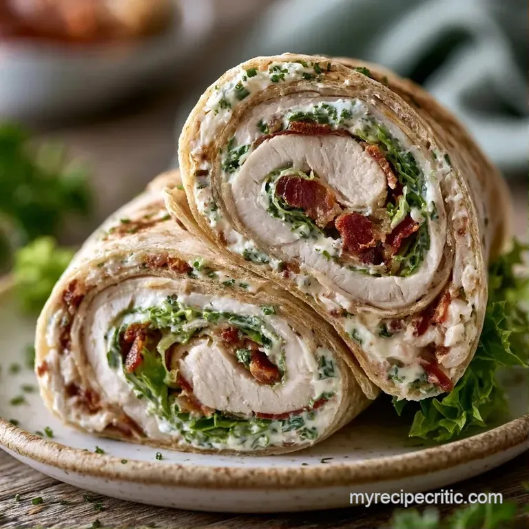 Neatly arranged spiral appetizers on a white ceramic platter, garnished with fresh parsley and sliced cherry tomatoes.