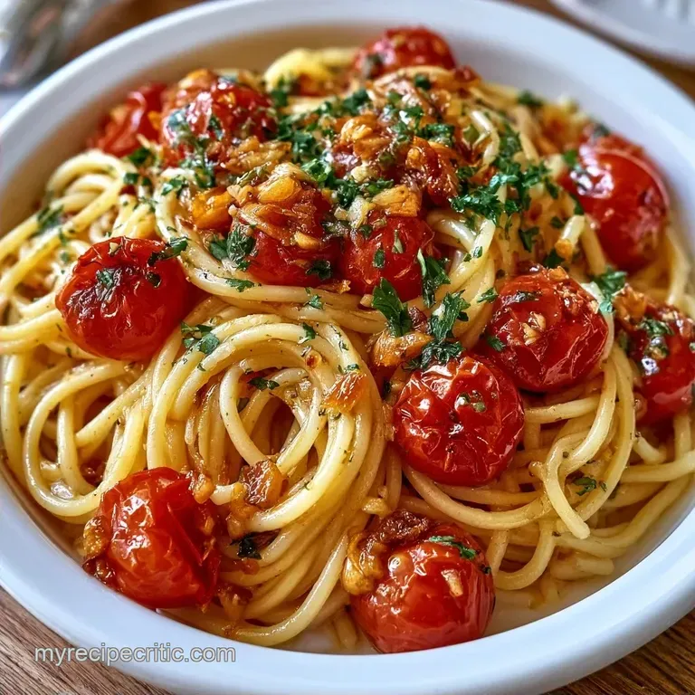 Tuscan Cherry Tomato Pasta in 25 Minutes